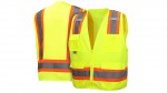 RVZ2410SE Self Extinguishing Lime Safety Vest