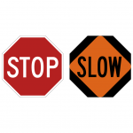 SafeZone Series Stop / Slow Paddle Traffic Control Accessories