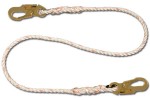 Non-Shock Absorbing Lanyards - Rope, Wire Rope, & Web Restraint - 400 