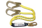 Shock Absorbing Lanyards - Dual Leg Elastic Pack-Style (100% Tie-Off) 447AS-135A