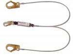 Shock Absorbing Lanyards - Dual Leg Rope & Wire Rope Pack-Style (100% Tie-Off) 482AN