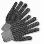 West Chester Protective Gear 708SKBSG Dotted String Knit Gloves