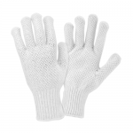 West Chester Protective Gear K708SKBSW Dotted String Knit Gloves