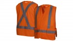 RCA2520SEX2 Self Extinguishing Orange Safety Vest