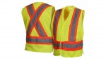 RCA2710SEX2 Self Extinguishing Lime Safety Vest