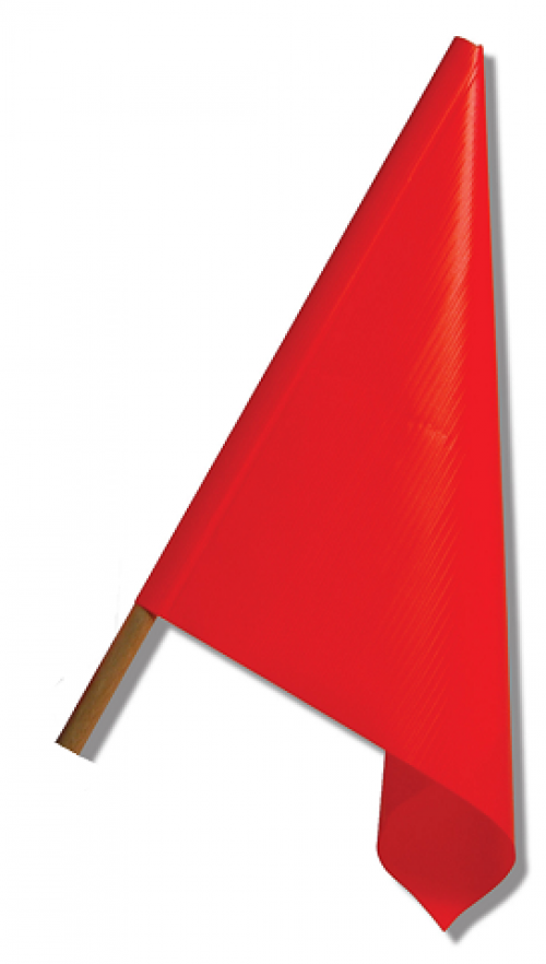SafeZone Series Wooden Dowel Flags Traffic Control Accessories